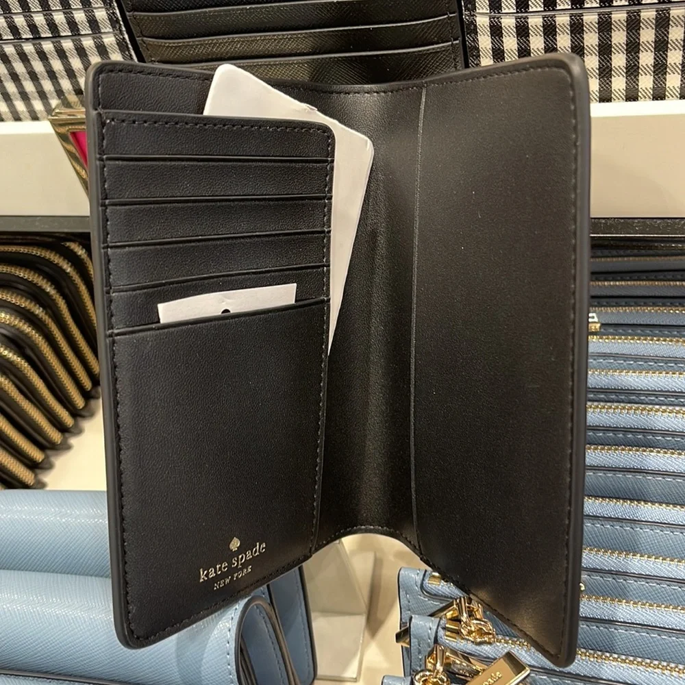 Kate Spade Madison Leather Passport Holder, Crush Proof, Black
NWT - Picture 5 of 16